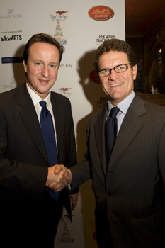 David Cameron and Fabio Capello